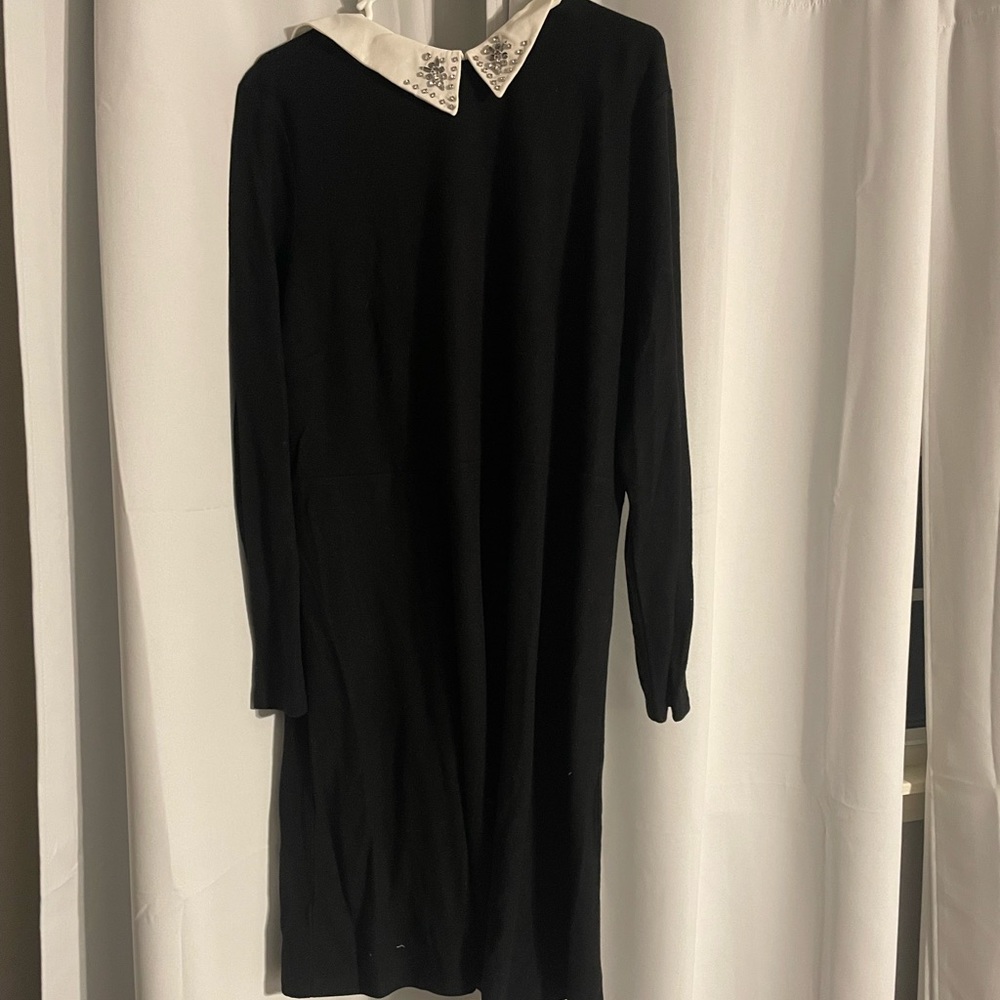 Loft Peter Pan collar a-line dress